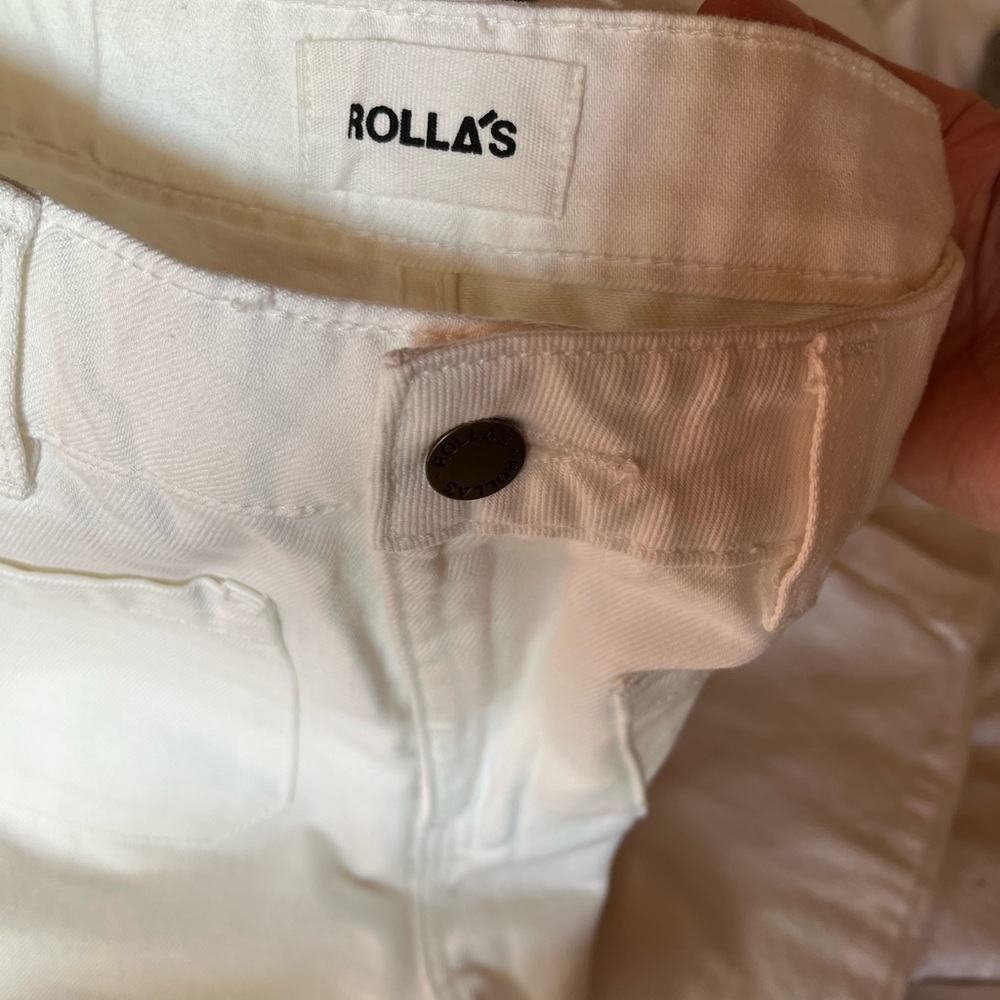 Rolla's Cropped Wide-Leg Sailor Jeans